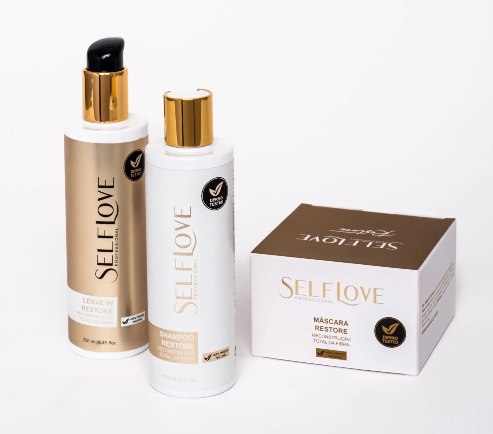 Produto profissional Self Love utilizado no salão